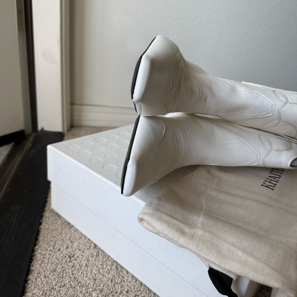 KHAITE White Heeled Boots - Picture 7 of 12